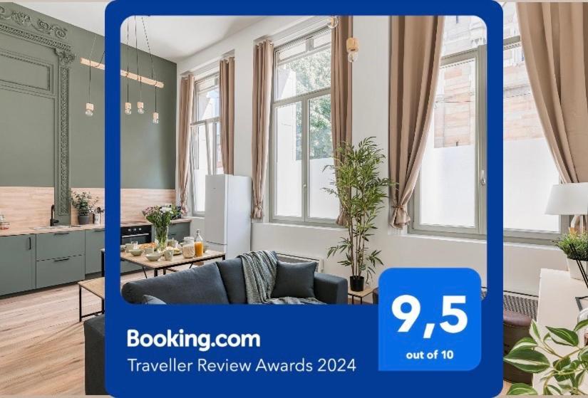 Charmant & Spacieux Appartement En Coeur De Ville Saint-Etienne  Exteriör bild